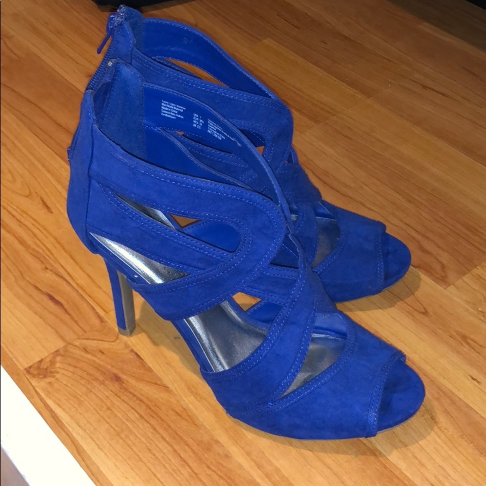 Blue Heels Size 7